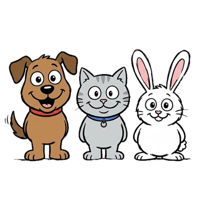 Mascotas Saludando
